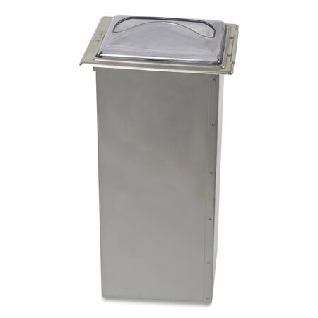 SAN JAMAR In-Counter Napkin Dispenser, 7 x 5.5 x 19.63, Clear/Stainless Steel H2003CLSS